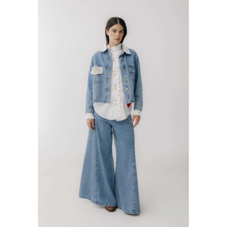 Jean Wide XL Celeste