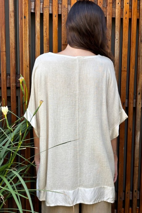 BLUSA MANAROLA Beige
