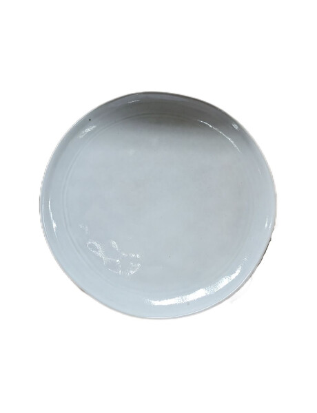 PLATO DE POSTRE D20CM BLANCO BORDE GRIS PLATO DE POSTRE D20CM BLANCO BORDE GRIS