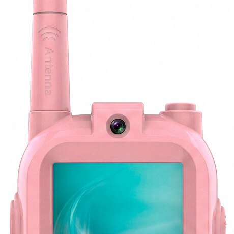 Walkie Talkies X2 Infantil Camara Pantalla Recargable Multicolor