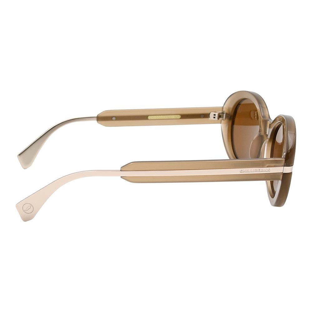Lentes de sol De Acetato Redondo Premium Marrón/Marrón
