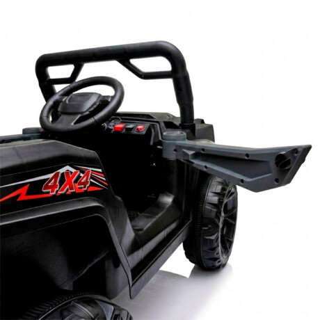 Auto A Bateria Cuatriciclo Wagon 4x4 C/control Remoto Negro