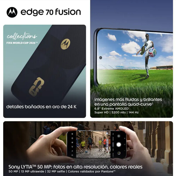 Motorola Edge 70 Fusion Fifa 8/256gg 5g + Regalo PK MOTOROLA EDGE FUSION 70 12/512 FIFA +