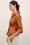 CAMISA BELLOTA CUERO Camel