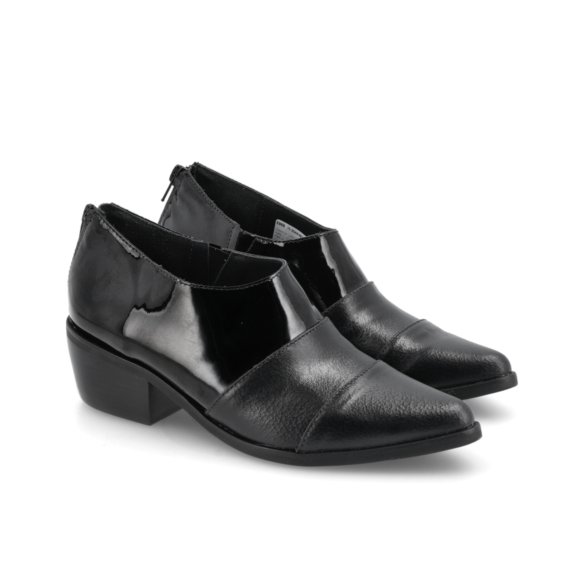 ZAPATO VENET CUERO DATIA NEGRO