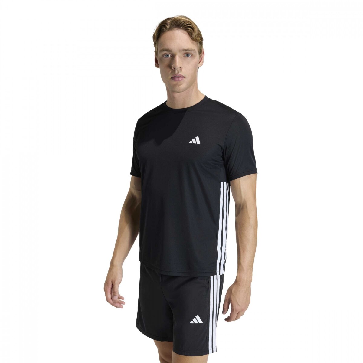 T-SHIRT ADIDAS WE BAS 3S de Hombre - KA3452 - Negro-blanco 