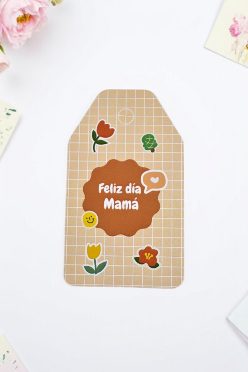Tag colgante día de la madre - DISEÑO 12 