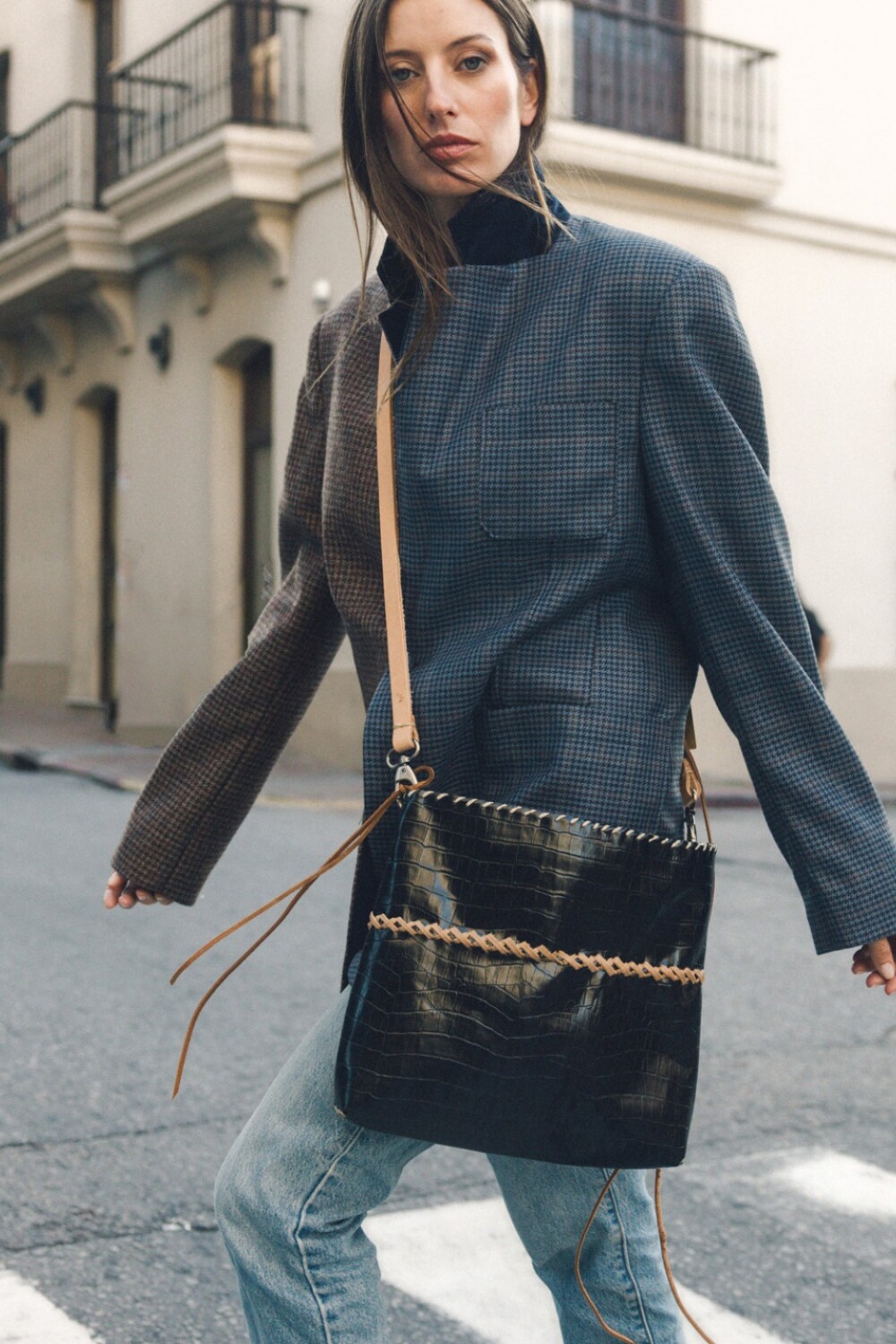 Jewel Envelope Bag Negro