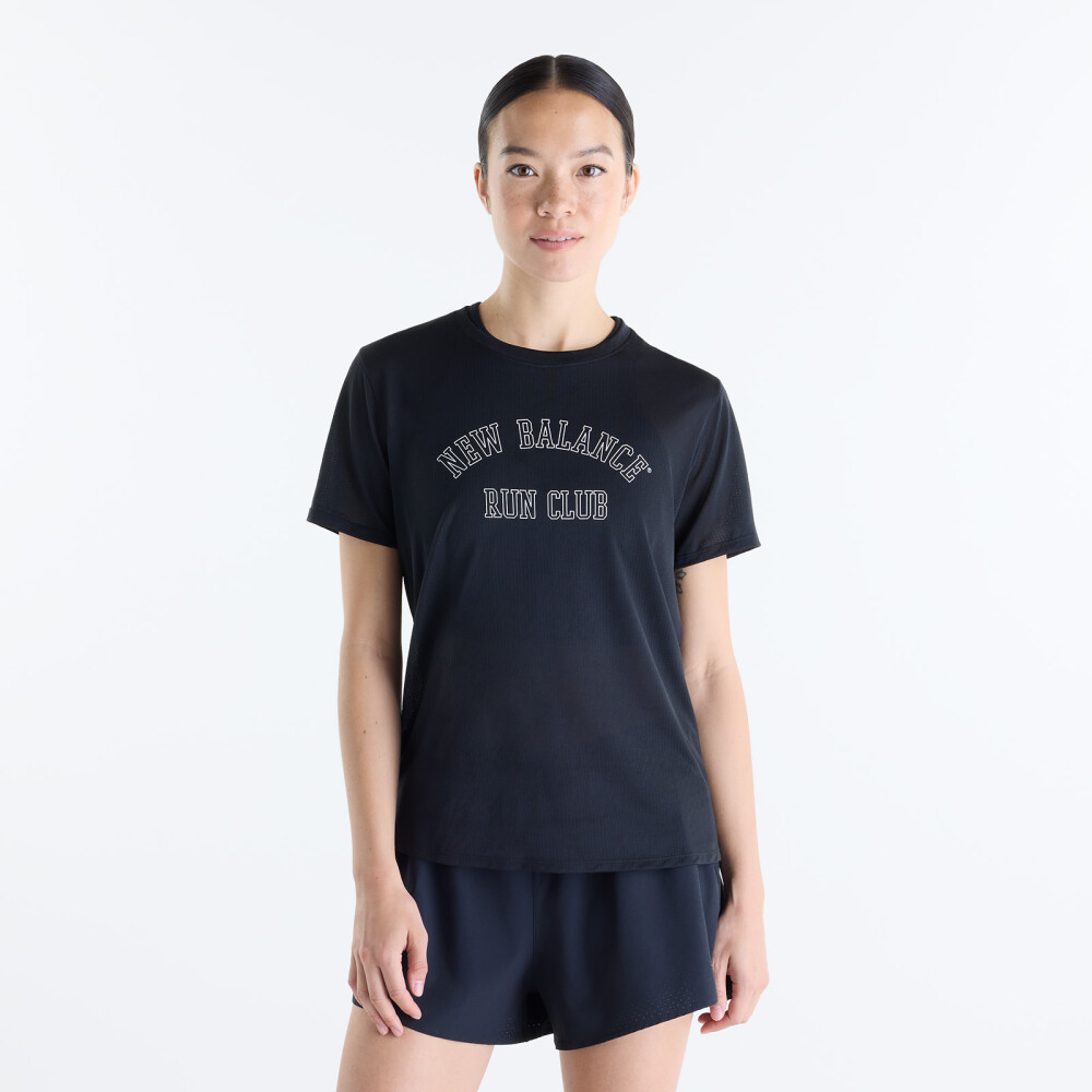 Grey Day Running Pack T-Shirt Womens Black