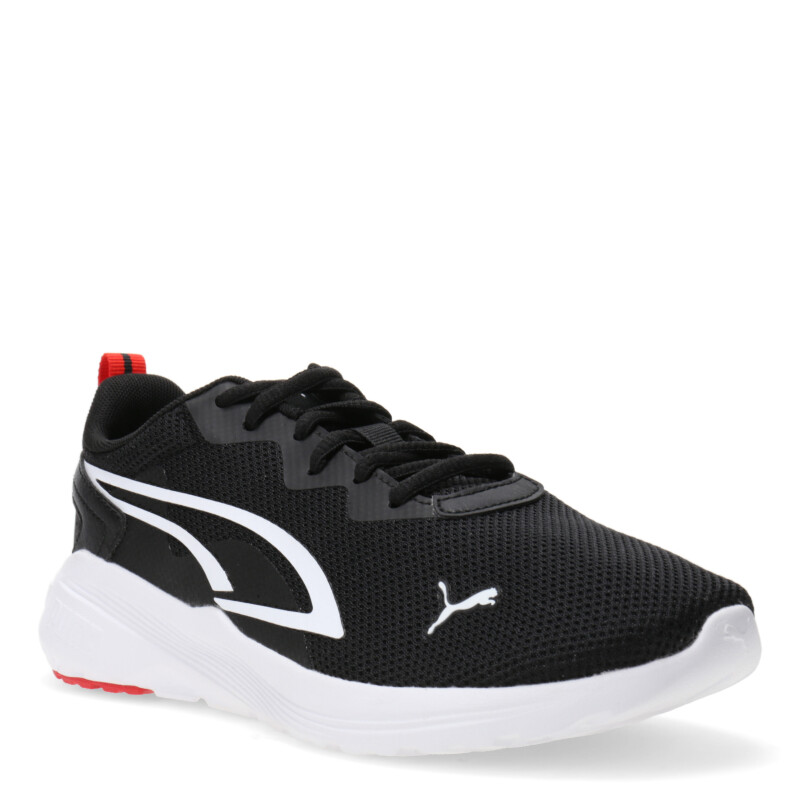 Championes Infantiles Puma All Day Active Negro - Blanco