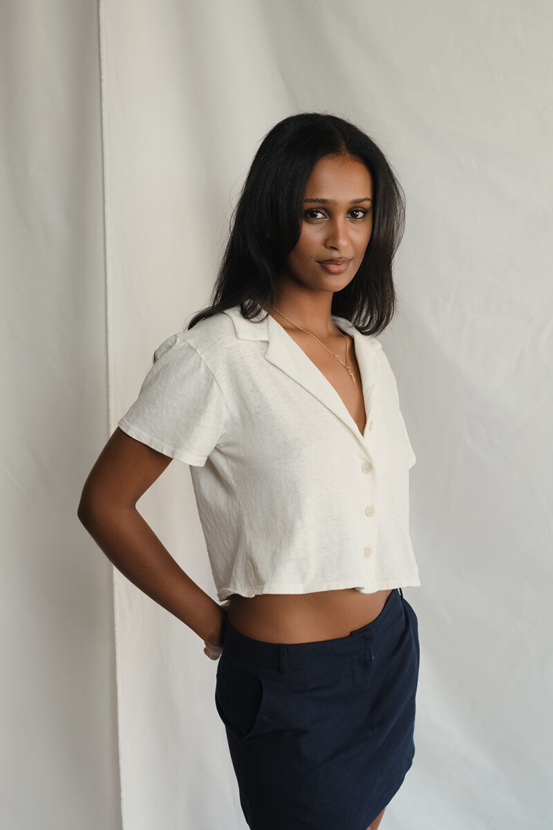 Bowling Top (Summer) Blanco