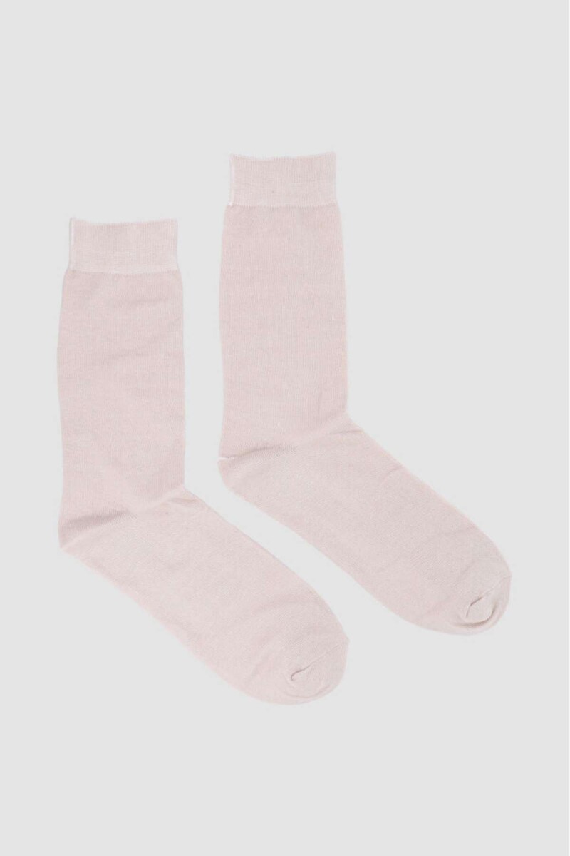 Medias de algodón de morley - Beige 