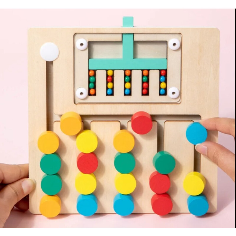 Juguete móvil multifuncional de 5 colores a juego: juguete interactivo de aprendizaje Juguete móvil multifuncional de 5 colores a juego: juguete interactivo de aprendizaje