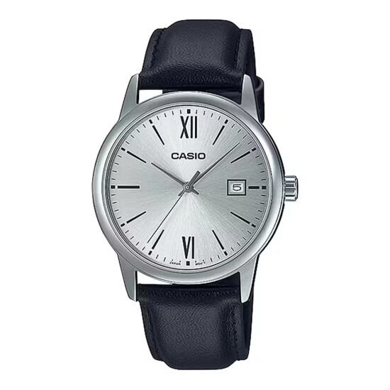 Reloj CASIO MTPV002L-7B3UDF Cuero Negro Esfera 37mm 0