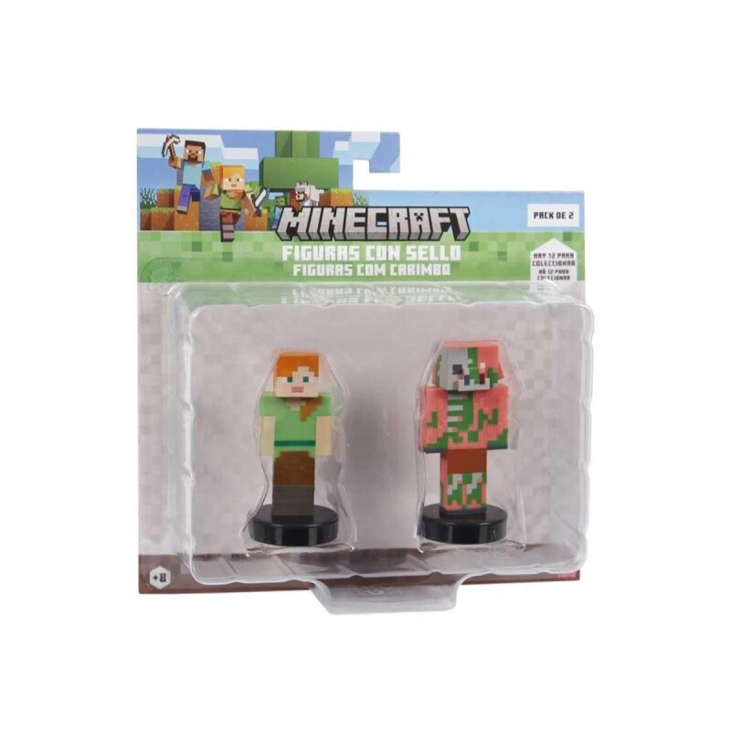 FIGURAS MINECRAFT PACK DE 2 VARIOS MODELOS FIGURAS MINECRAFT PACK DE 2 VARIOS MODELOS
