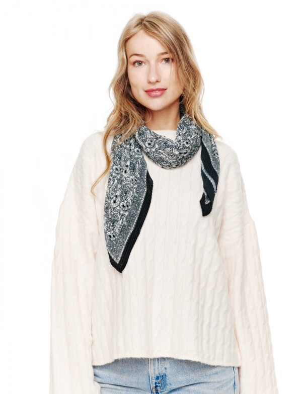 Pashmina Plisada Ara NEGRO/MULTI