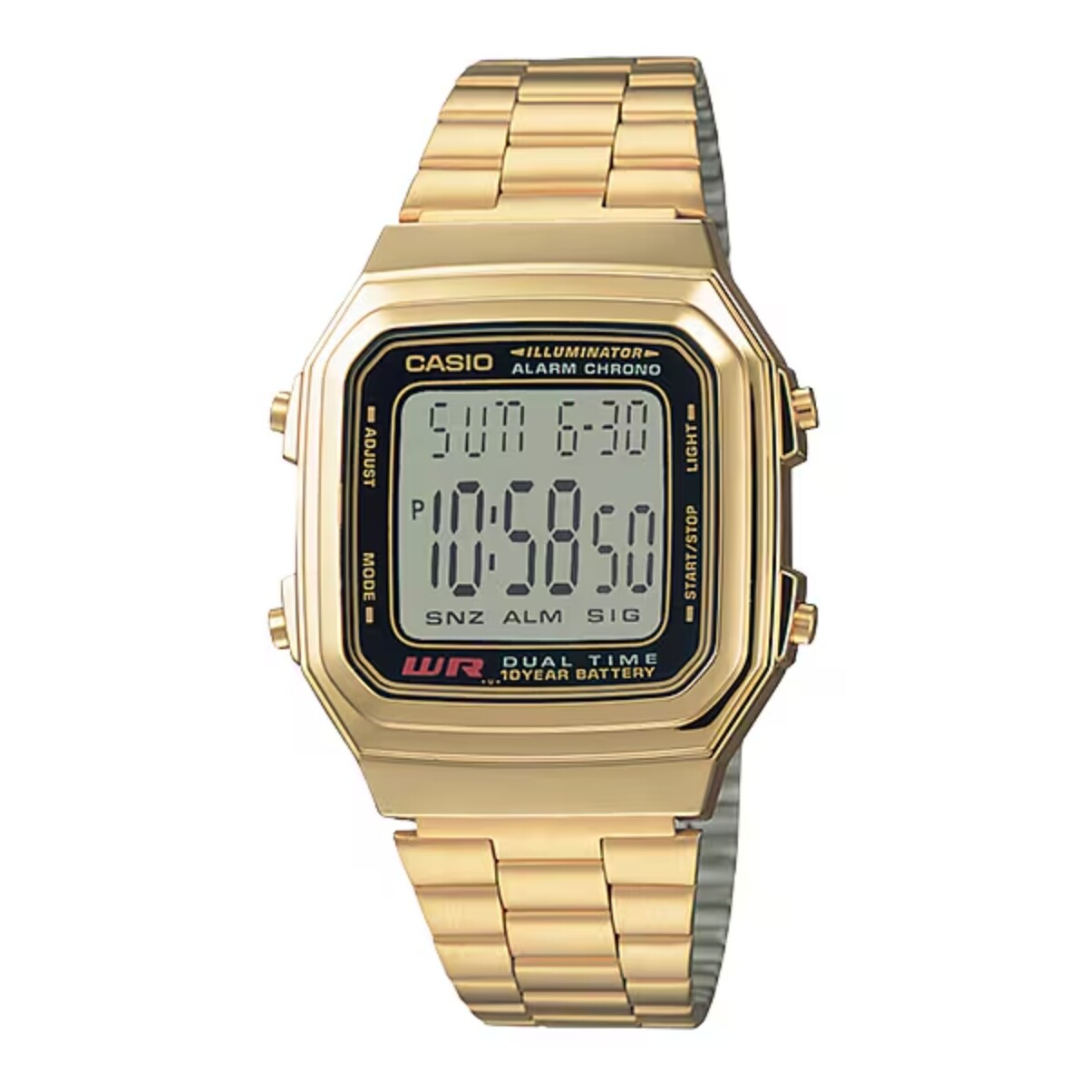 Reloj CASIO RETRO A178WGA-1ADF Acero Dorado Esfera 36mm 