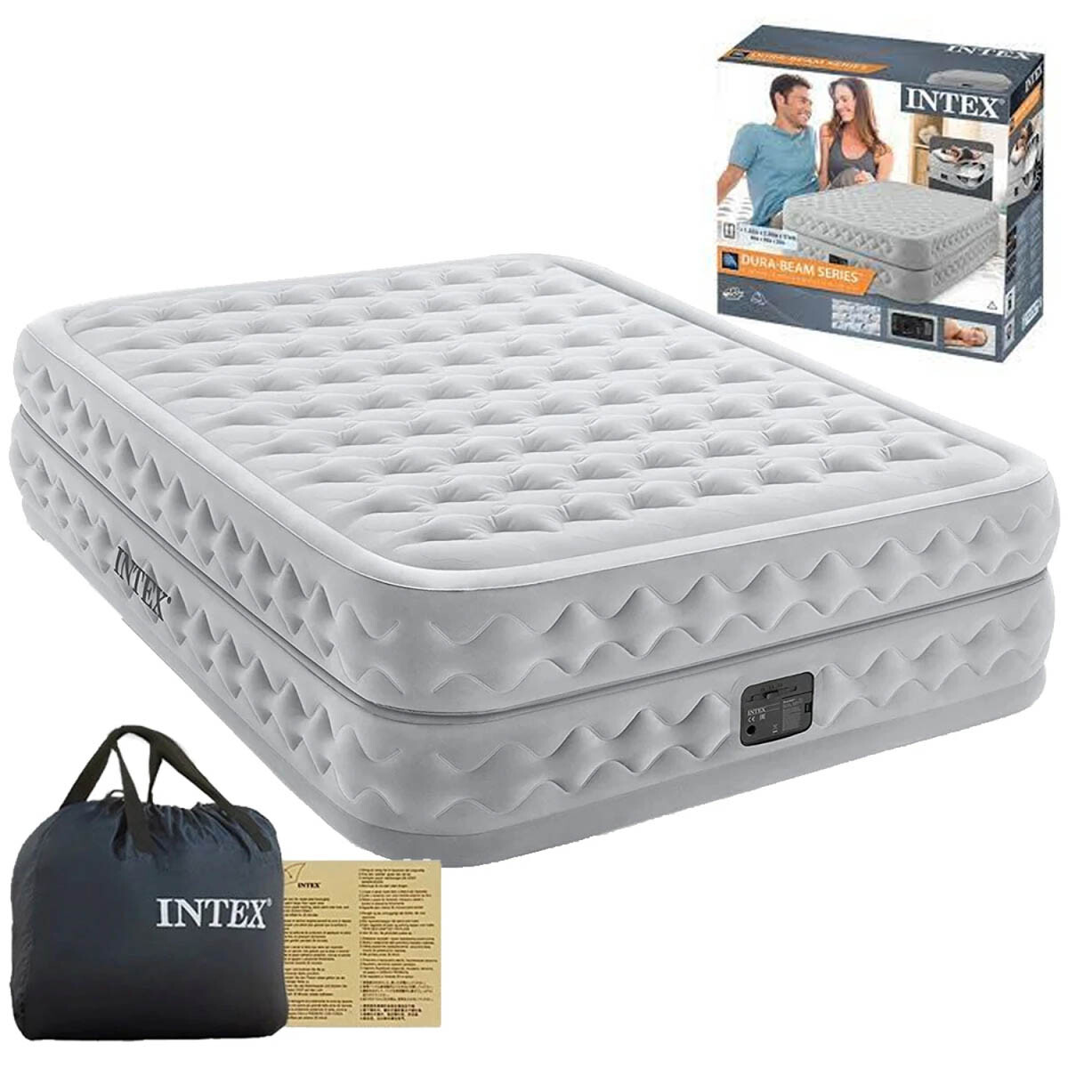 Colchón Sommier Inflable Intex 2 Plazas Eléctrico - Inx064490 