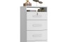 Cómoda Primordial Max 4 Cajones Blanco