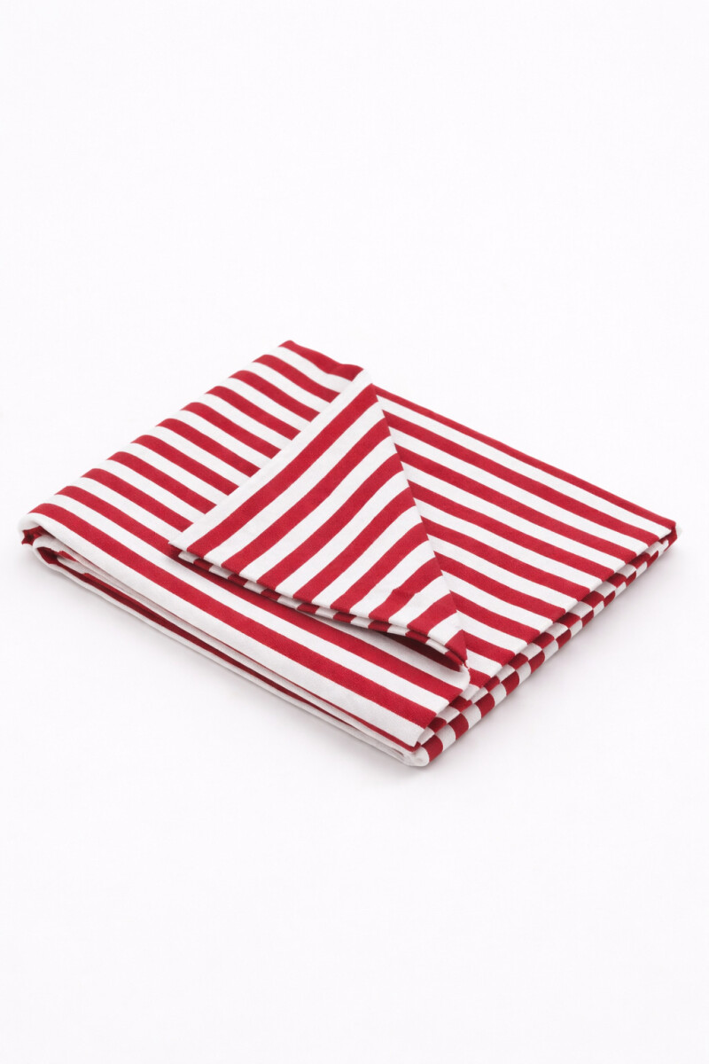 MANTEL ESTAMPADO - ROJO 