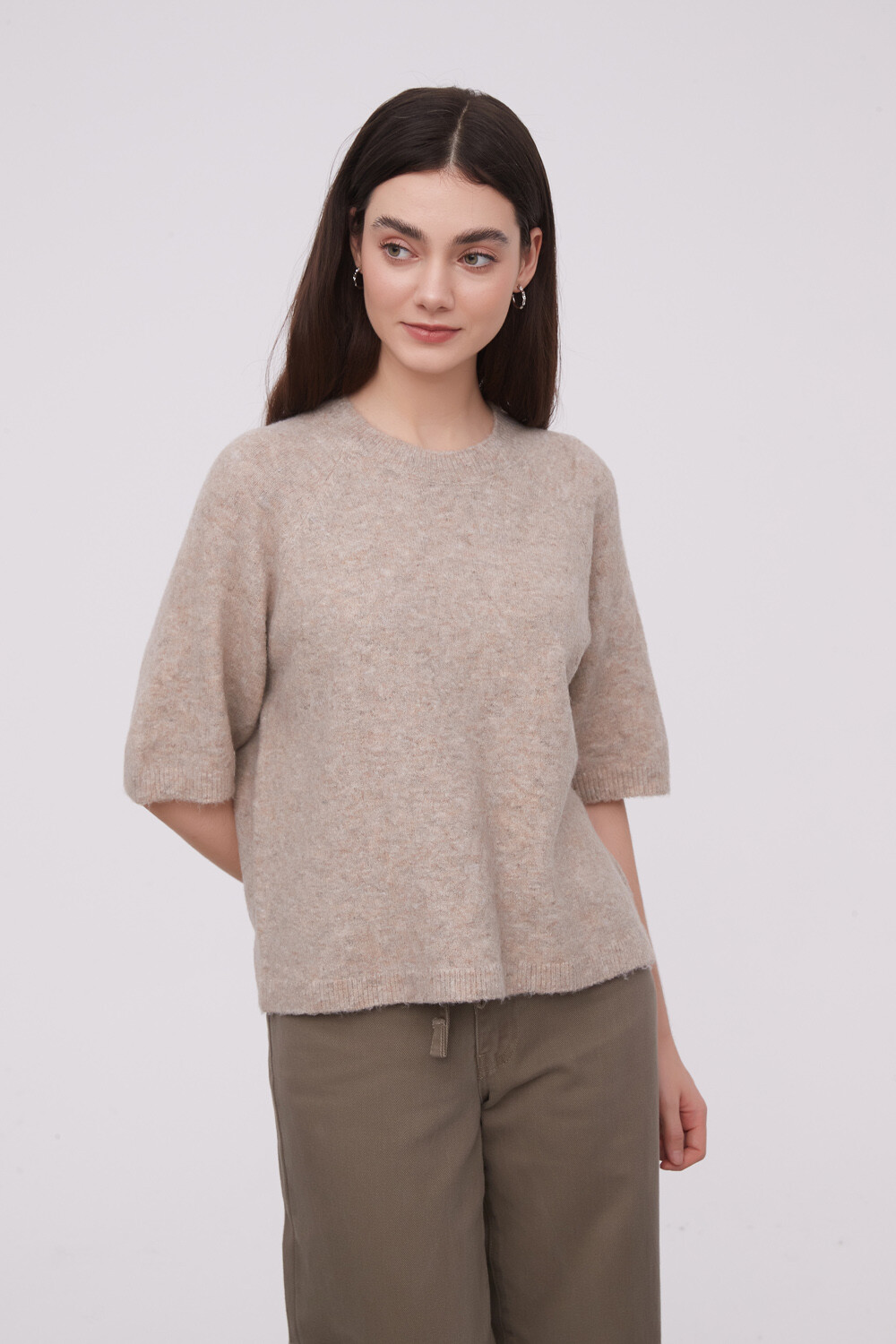 Remera Sagan Gris Claro