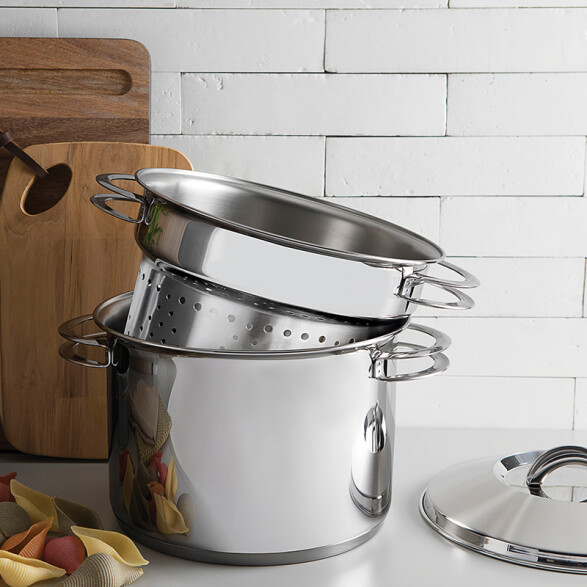 Conjunto Cozi-Pastas modelo SOLAR, 7 Lts. -TRAMONTINA TF6532