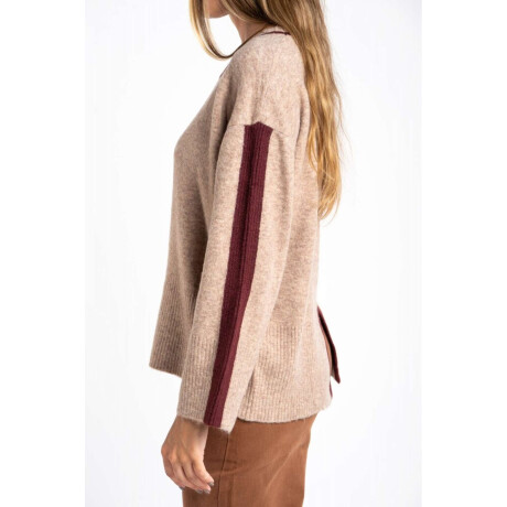 Sweater Combinado Mocha