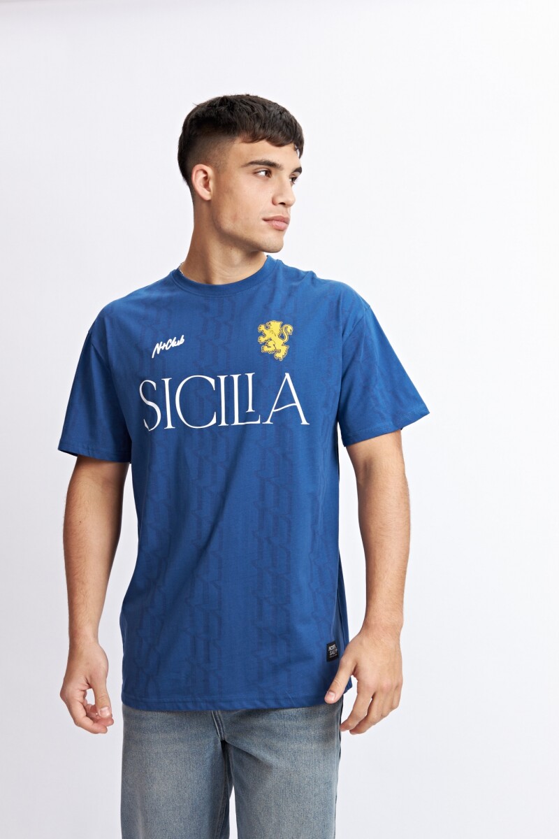 REMERA SICILIA - AZUL 