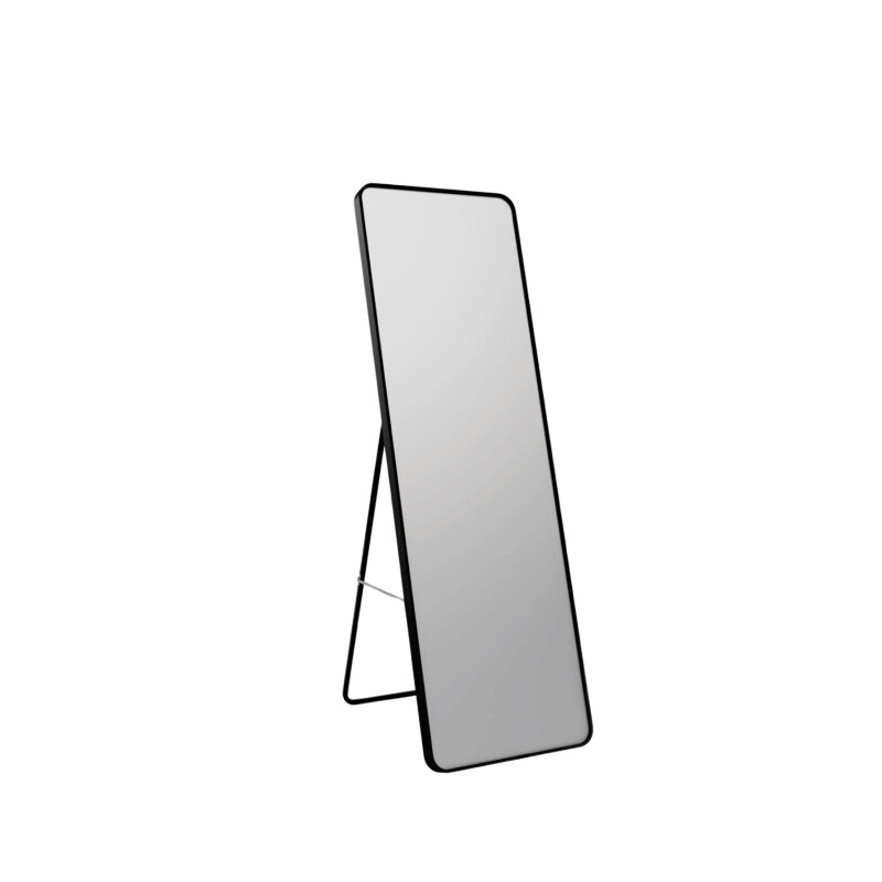Espejo de pie o pared Glamour Lumax 160x50 cm living dormitorio Negro