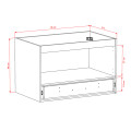 MUEBLE DE BAÑO MODELO MANACA NUDE SIN TAPA - 80 CM Mueble De Baño Modelo Manaca Nude Sin Tapa - 80 Cm