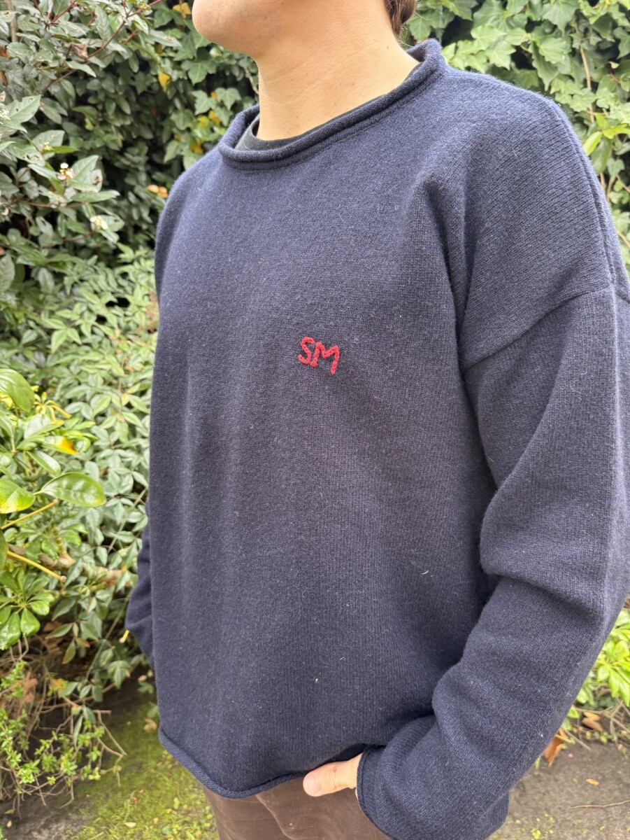 Wool Sweater Men - Azul Marino 