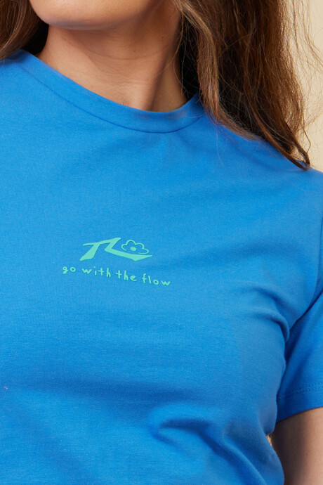T-SHIRT ARIAKE RUSTY Azul