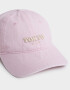 Caps Gorra Canvas Bordada - Rosa Claro