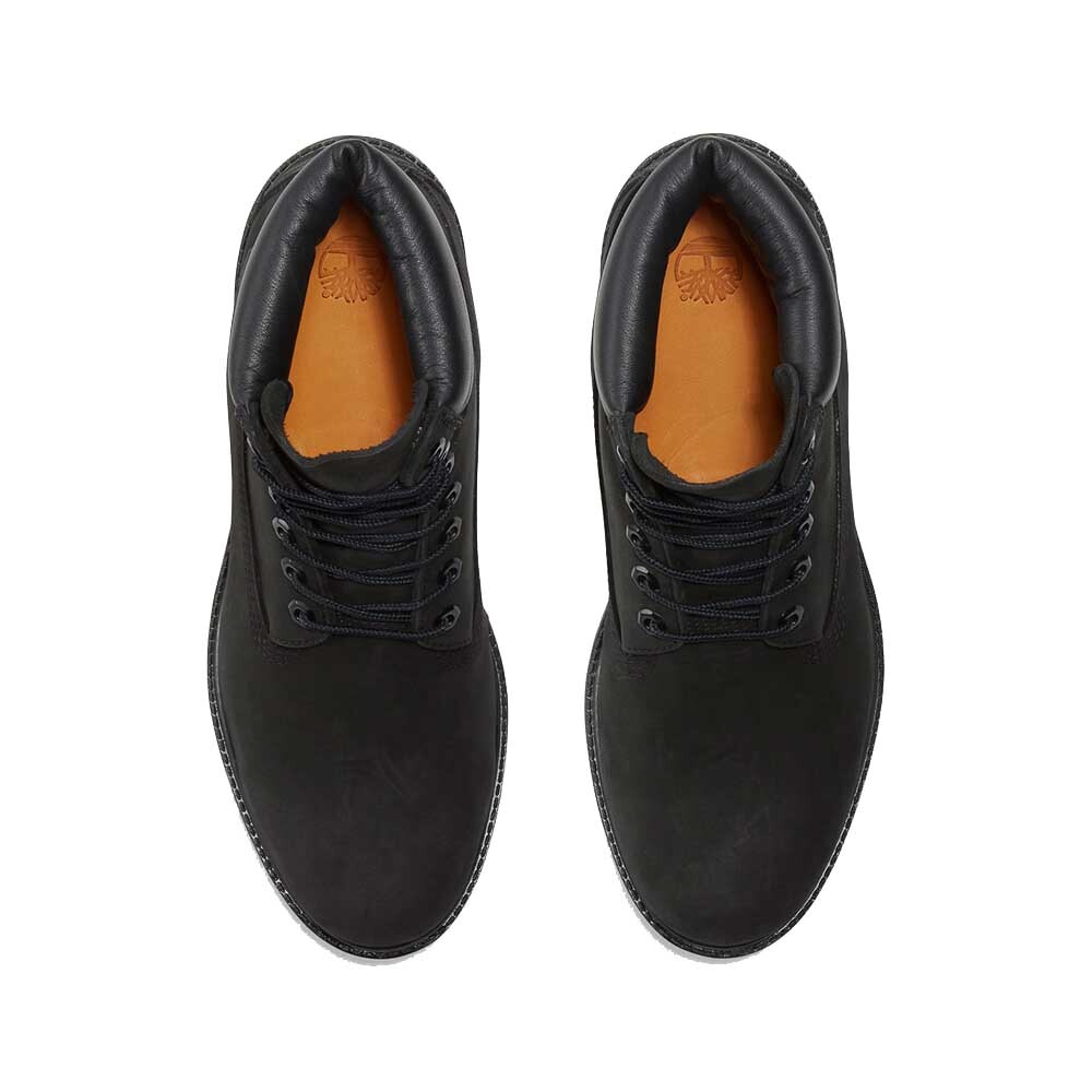 6 Inch Lace Up Waterproof - Hombre Black