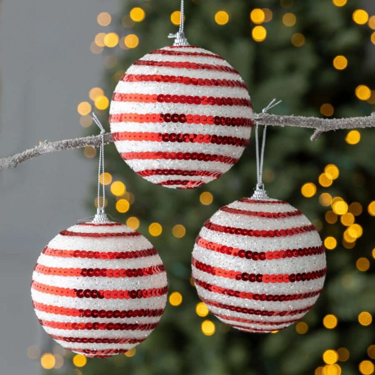 Esfera de Navidad con Lentejuelas x3 