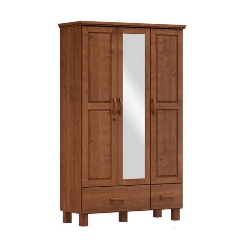 Ropero 2 puertas 1 cajón Finestra Bronce Madera Maciza Imbuia Ropero 2 puertas 1 cajón Finestra Bronce Madera Maciza Imbuia