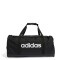 Bolso Adidas Linear Duffel Negro - Blanco