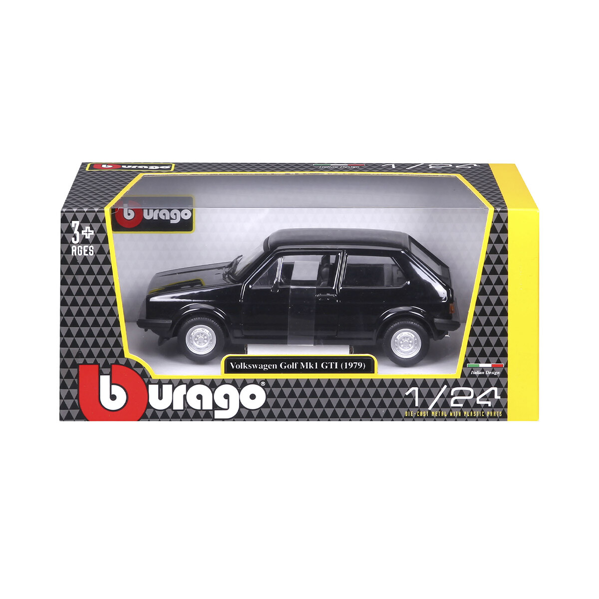 Auto de Colección Bburago Volkswagen Golf Mk1 GTI Año 1979 Escala 1:24 