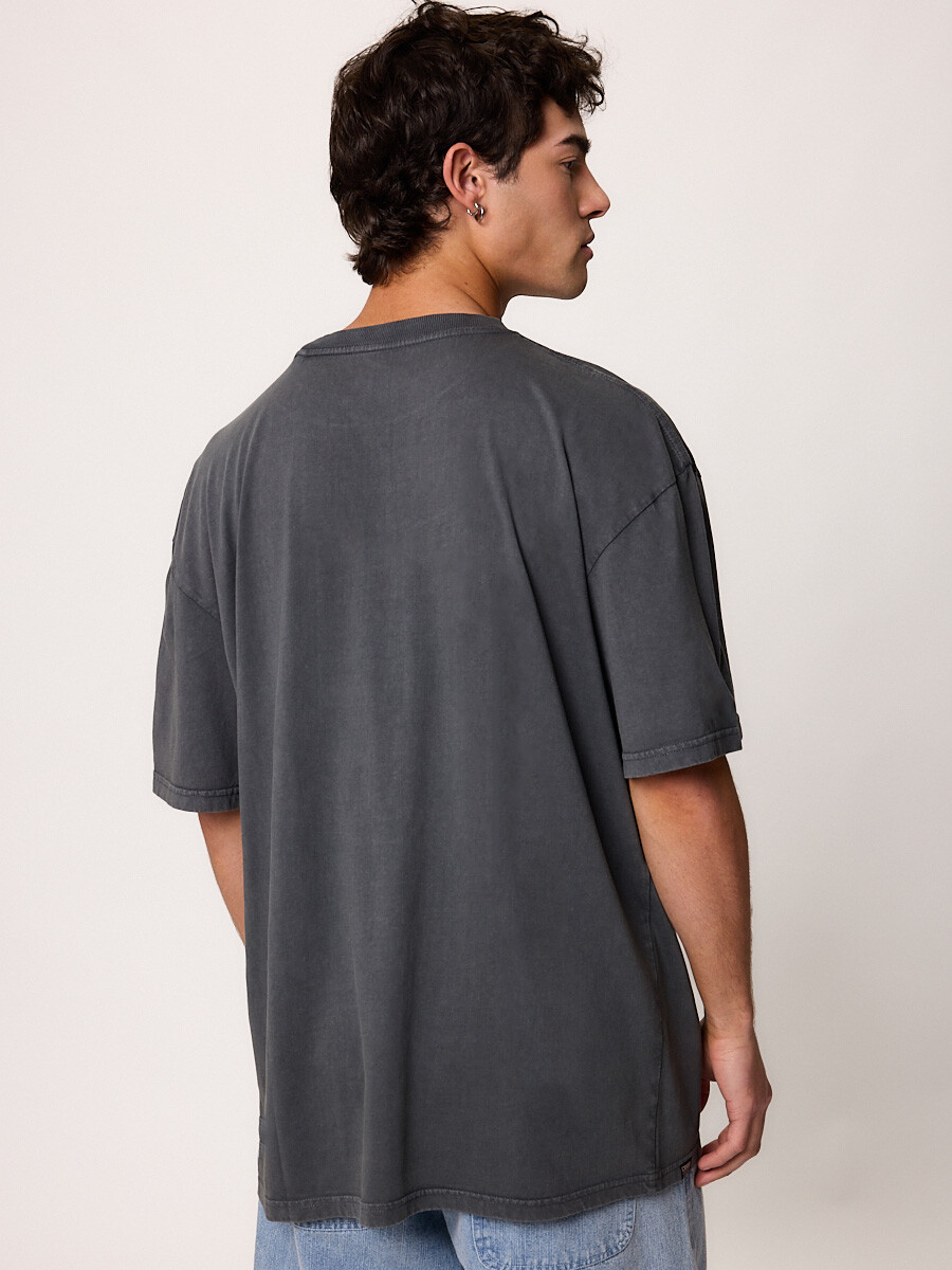 T-SHIRT M/C RODERY DIXIE Gris Oscuro