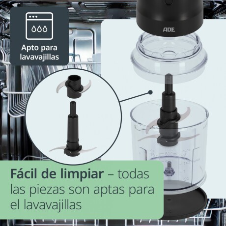 Picadora Eléctrica 500 ml ADE Picadora Eléctrica 500 ml ADE