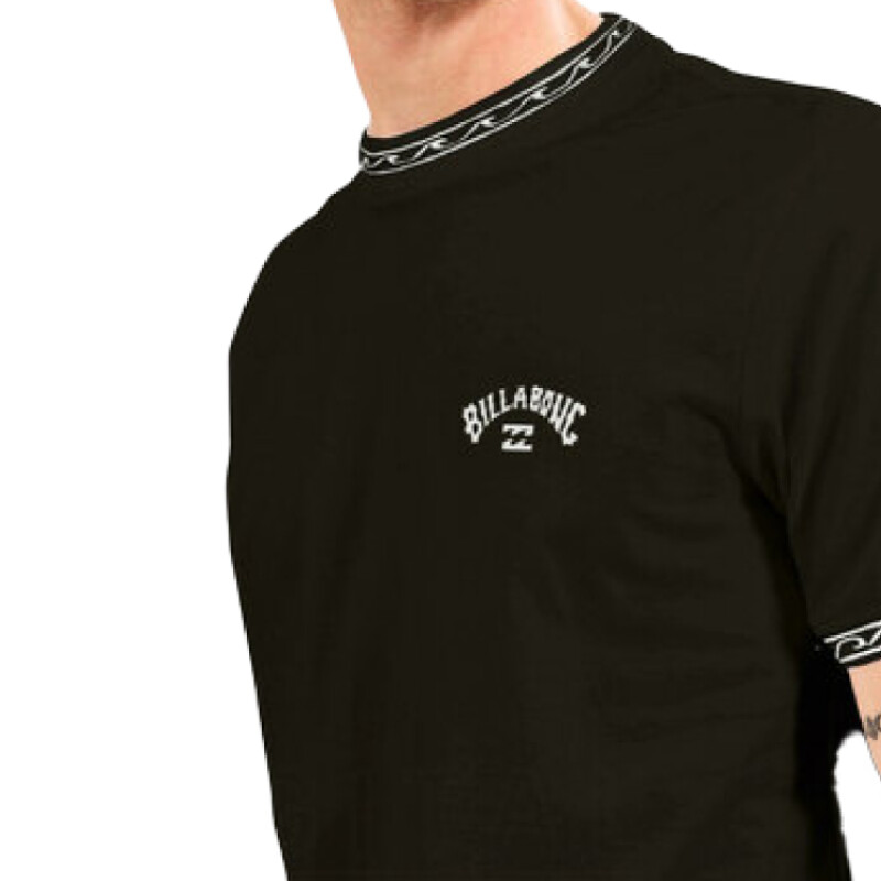Remera Billabong Collar Wave Barrel - Negro Remera Billabong Collar Wave Barrel - Negro