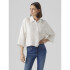 VMNATALI CROP SHIRT WVN NOOS SNOW WHITE