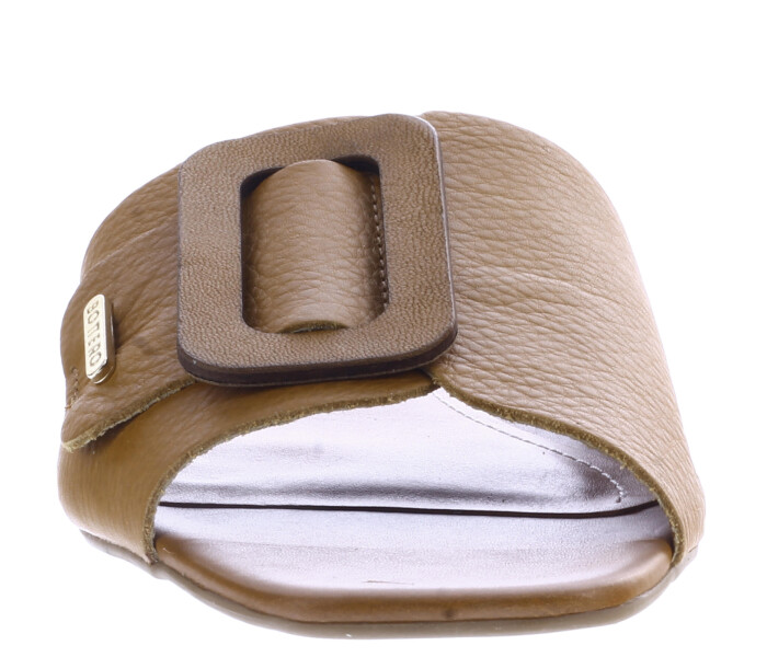 Zuecos de Mujer Bottero c/hebilla Marrón Canela