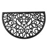 ALFOMBRA ENTRADA M.LUNA GOMA NEGRO 45X75CM Unica
