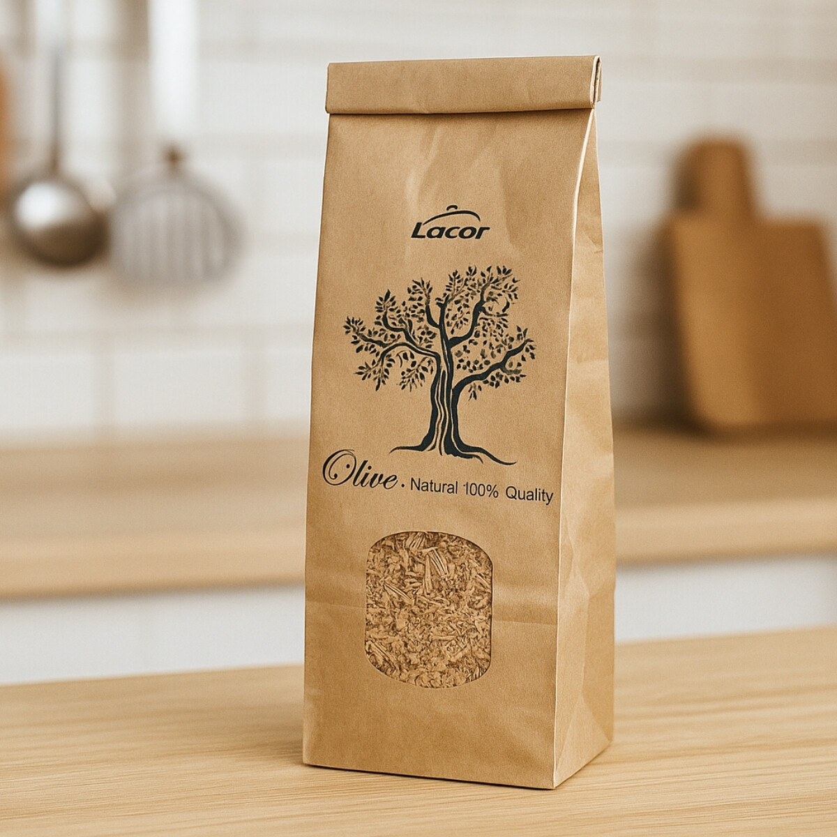 Aserrín para ahumar olivo 