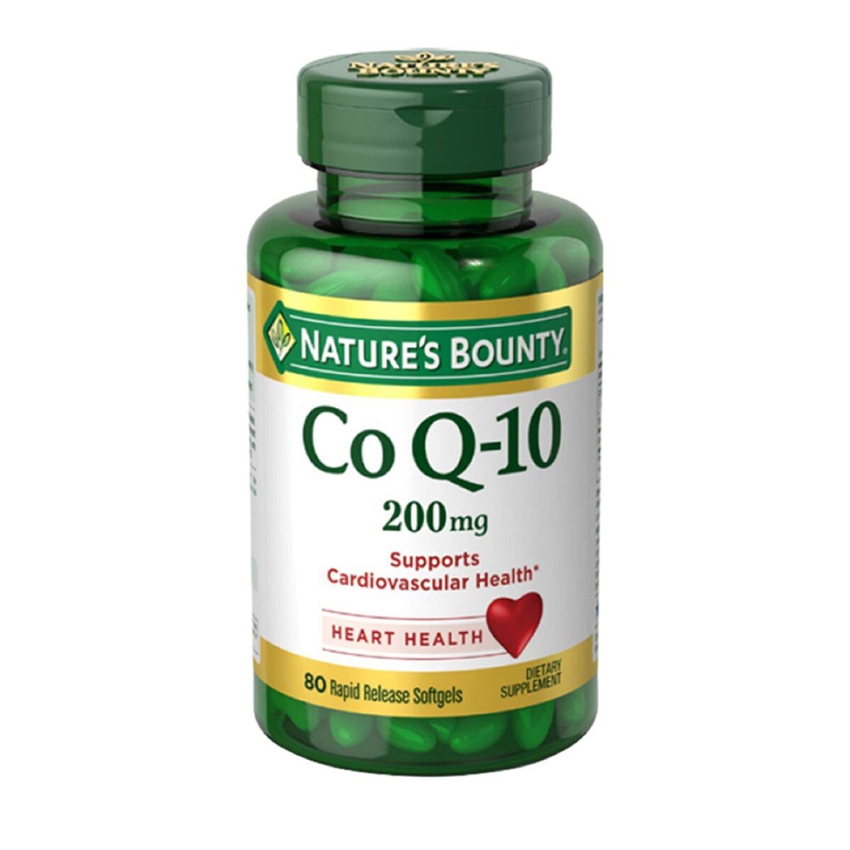 CO Q-10 200 MG. NATURES BOUNTY FR. X 80 