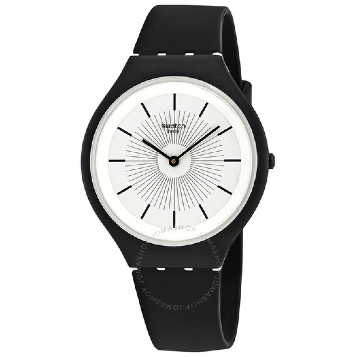Reloj Swatch Svub100 De Silicona Negra 