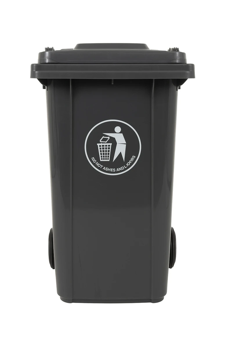 Contenedor De Residuos En Color Gris- 240 Litros 