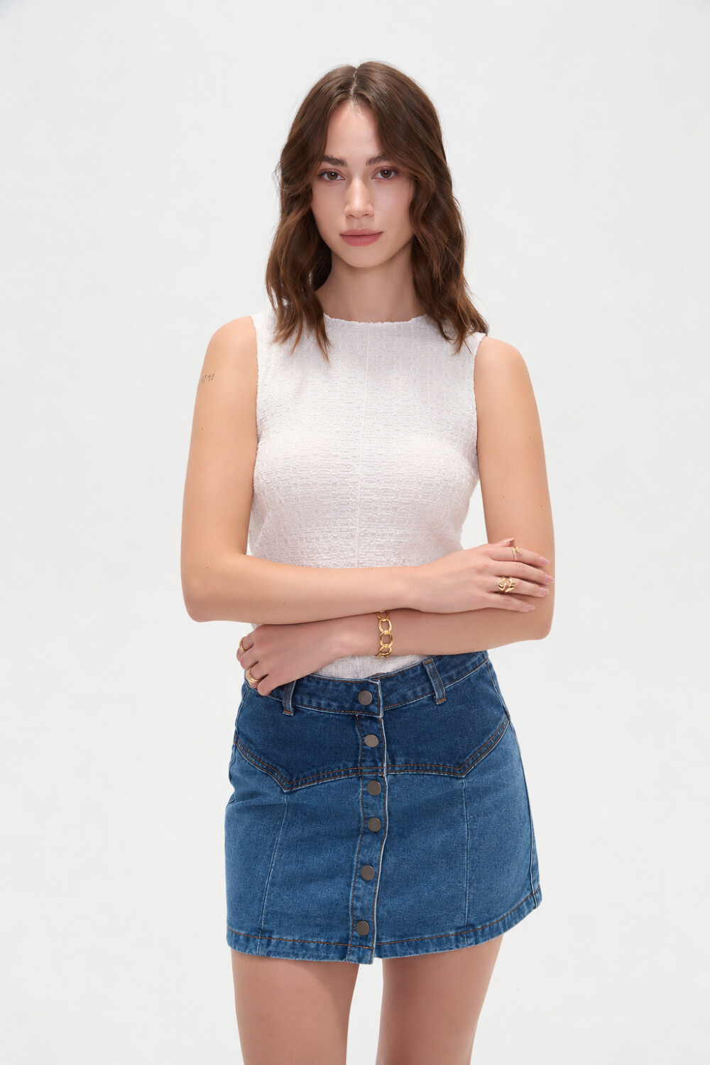 Musculosa Esoli Marfil / Off White