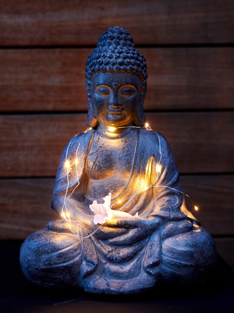 Estatua de jardín MYRE 24x31x42 gris 